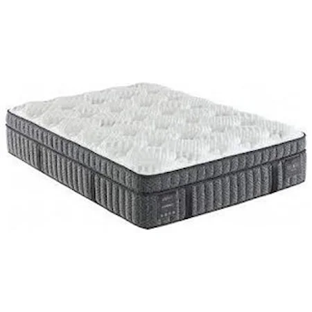 Queen Euro Top Coil on Coil Mattress and Scott Living Universal Low Profile Foundation